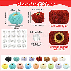 Наборы для самостоятельного изготовления круглых и рондельных бусин&nbsp;DIY-YW0017-85