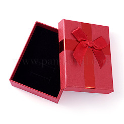 Коробки для хранения прямоугольных бумажных ожерелий и колец на пальцах&nbsp;LS-CON-TAC0014-08D