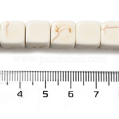 Синтетических нитей бирюзовые бусы&nbsp;TURQ-F009-02D-01