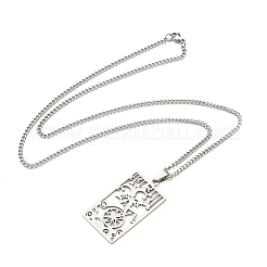 Не тускнеющие подвески из нержавеющей стали 304&nbsp;NJEW-L118-02P-04