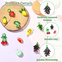 10шт 10 стиля подвески ручной работы лэмпворк&nbsp;LAMP-CJ0002-70