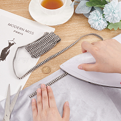 Шнур из нержавеющей стали с заклепками и клейкой обратной стороной длиной 2.5 ярд.&nbsp;OCOR-FG0002-34A