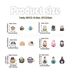 Подвески из сплава 36шт 18 стиля&nbsp;FIND-TA0001-77