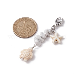 5 шт. стеклянные подвесные украшения&nbsp;HJEW-JM01714-02