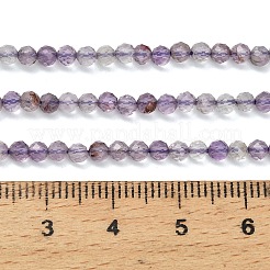 Натуральные фиолетовые фантомные кварцы&nbsp;G-C262-A01-3mm