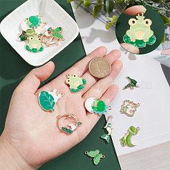 Подвески из сплава эмали 36шт 9 стиля&nbsp;ENAM-NB0002-08