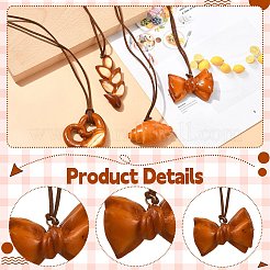 4 шт. 4 стиля подвесные украшения из ПВХ с имитацией хлеба&nbsp;ST-CJ0028-11