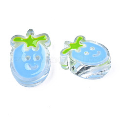 Прозрачные бусины из акриловой эмали&nbsp;TACR-N012-004A