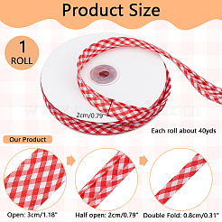 Плоский шнур из полиэстера длиной 40 ярд.&nbsp;OCOR-WH0003-048A