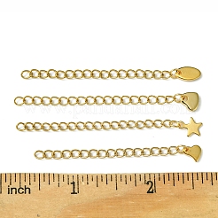 12 шт. 4 стиля удлинитель цепи из нержавеющей стали 304&nbsp;FIND-FS0002-96A