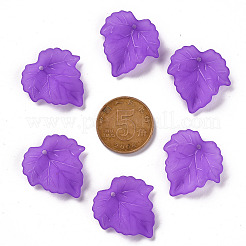 Осенняя тема прозрачные матовые акриловые подвески&nbsp;LS-X-PAF002Y-8