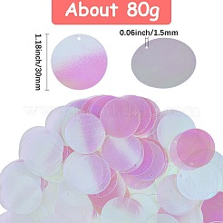 80 г переливающиеся подвески из ПВХ с пайетками/блестками&nbsp;KY-SC0002-49C