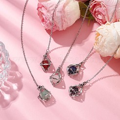 Сумочка-цепочка из нержавеющей стали в стиле макраме PALLOY-JF02736-02