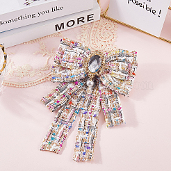 Полиэстеровые броши-банты для одежды-рюкзака&nbsp;JEWB-WH20006-10A