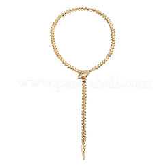Регулируемые латунные ожерелья-лариаты в форме змеи для женщин&nbsp;FS-WGAF582-01