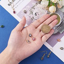 10 шт. экологически чистые латунные подвески из кубического циркония с микропаве&nbsp;ZIRC-SZ0003-70