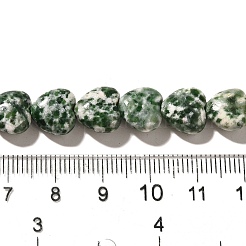 Натуральные зеленые пятна яшмовых нитей&nbsp;X-G-R190-10mm-68