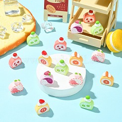 36 шт. 6 стиля смоляная модель еды скульптура витрина украшения&nbsp;DIY-CJ0003-15