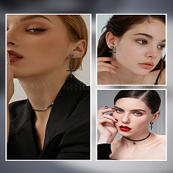 6 комплект из 3 серег из нержавеющей стали 304&nbsp;EJEW-LP0001-39