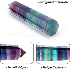 Украшение дисплея скульптуры из натурального флюорита&nbsp;LS-G-WH0021-30