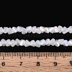 Гальванические стекляныне бусины&nbsp;GLAA-N023-4mm-31