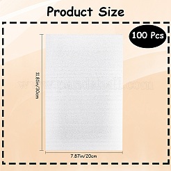 100шт прямоугольные пенопластовые пакеты&nbsp;PE-WH0007-02I