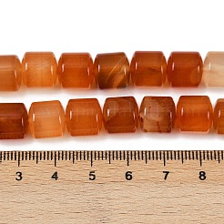 Натуральный красный агат бисер нитей&nbsp;G-G275-D06-10x10mm