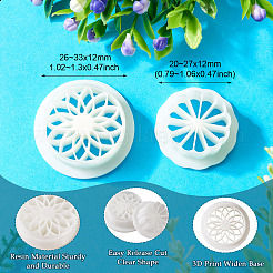 2шт пластиковые Молды&nbsp;DIY-TA0001-09A