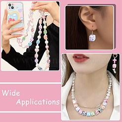 30 шт. акриловые печатные бусины с УФ-покрытием&nbsp;MACR-CJ0002-10