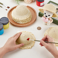 Кукла в соломенной шляпе&nbsp;DIY-WH0504-827A
