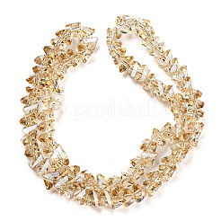 Гальванизируйте прозрачное стекло бисер нитей&nbsp;EGLA-P052-02A-PL02