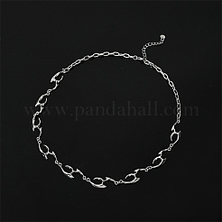 Ожерелья из цепочек неправильной формы из сплава хирургической нержавеющей стали 316L&nbsp;FS-WG172B5-01-1