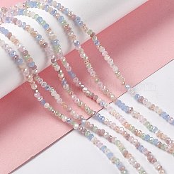 Стеклянные бусины с гальваническим покрытием &nbsp;EGLA-S192-001A-B14