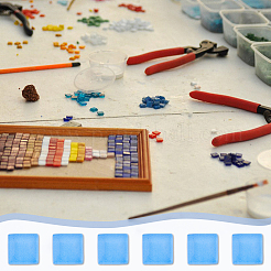 400 г стеклянной мозаичной плитки&nbsp;DIY-DC0001-97B