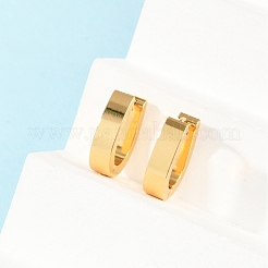 Серьги-кольца из нержавеющей стали 304&nbsp;LS-EJEW-O087-08B