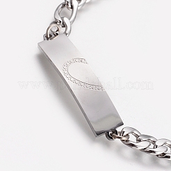 Ионное покрытие (ip) пары 304 нержавеющая сталь id браслеты наборы&nbsp;X-BJEW-I283-08