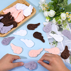 40 шт. 4-х цветные тканевые украшения&nbsp;AJEW-GF0012-68