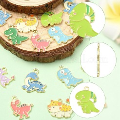 20шт 10 стиля подвески из цинкового сплава с эмалью&nbsp;ENAM-YW0008-32