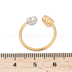 Регулируемые открытые манжетные кольца из нержавеющей стали 304&nbsp;RJEW-Z091-03GP