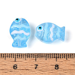 Нити из прозрачного стекла и эмали&nbsp;GLAA-T034-01E