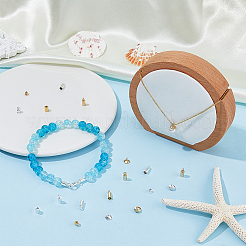 64 шт. 16 латунных наконечника для шнура и заглушки&nbsp;KK-FH0006-75