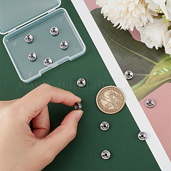 12 шт. ретро-ионное покрытие (IP) 304 нержавеющая сталь разделительные бусины&nbsp;STAS-UN0054-78