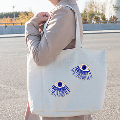 Заплатки из войлочной ткани от сглаза&nbsp;LS-PATC-WH0007-05B