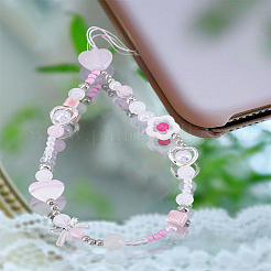 1 шт. подвеска в виде цветка в форме сердца из смолы&nbsp;AJEW-LP0004-57