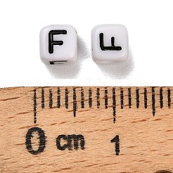 Непрозрачные акриловые бусины&nbsp;OACR-S076-01F