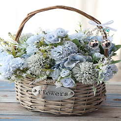 Свадебный букет фотоподвески из сплава и стекла&nbsp;DIY-LP0003-49