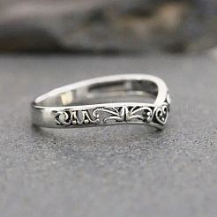 Полые латунные кольца с V-образным узором в форме сердца&nbsp;FS-WGACF43-01