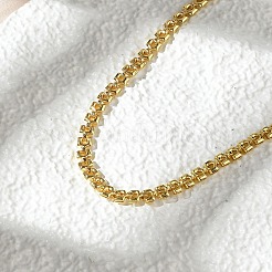 Ожерелья-цепочки из латуни для женщин&nbsp;NJEW-K282-06G