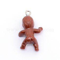 Непрозрачные пластиковые подвески&nbsp;KY-WH0024-12A