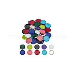 60 шт. 10-цветная оправа для подвески из жести в виде кабошона&nbsp;IFIN-GA0001-62